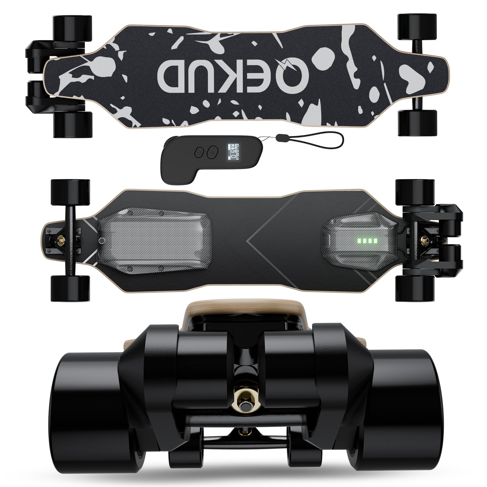 Qekud S4 Elektrisch Skateboard