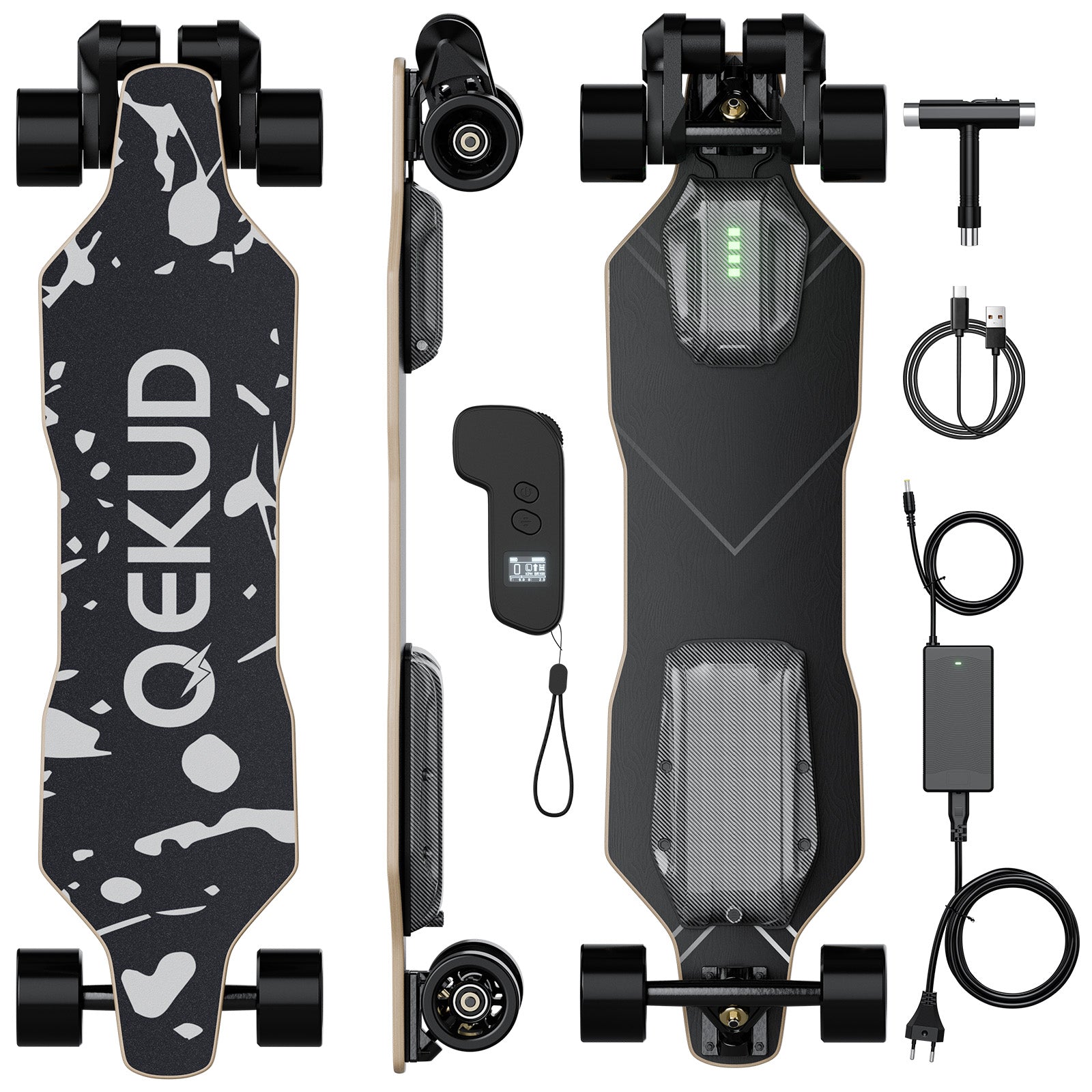 Qekud S4 Elektrisches Skateboard