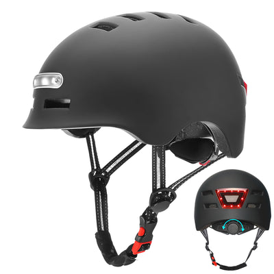 Helm met waarschuwingslichten