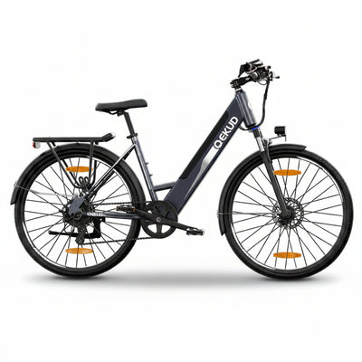 QEKUD 26M208 electric city commuter e-bike full view