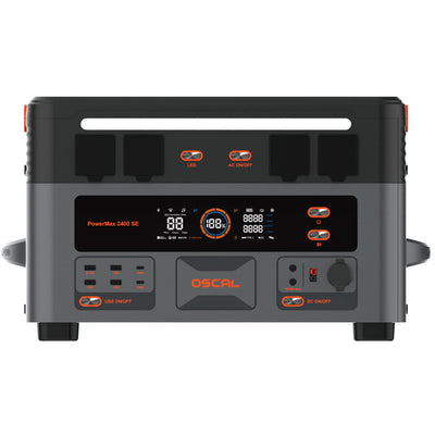 OSCAL PowerMax 2400 SE Portable Power Station 2016Wh 2400W (4800W Peak)